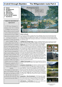 A stroll through Skjolden: The Wittgenstein route Part 2