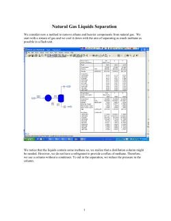 Natural Gas Liquids Separation