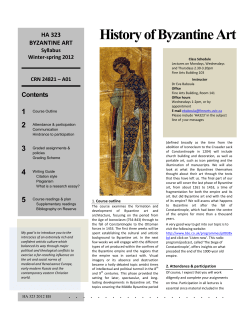 History of Byzantine Art