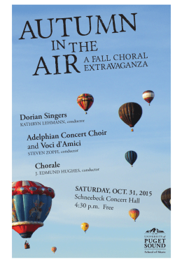 Fall Choral Extravaganza, 10/31/15