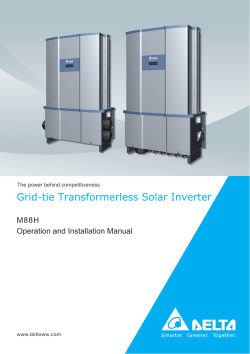 Grid-tie Transformerless Solar Inverter