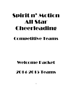 Spirit n` Motion All Star Cheerleading