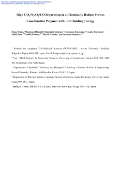 High CO2/N2/O2/CO Separation in a Chemically Robust Porous