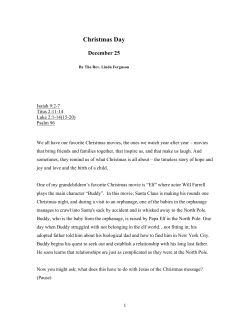 Christmas 2013 Sermon