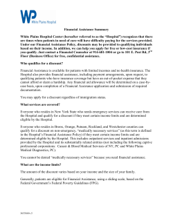 English - White Plains Hospital