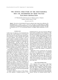 the crystal structure of the dioctahedral mica 2m2 determined by