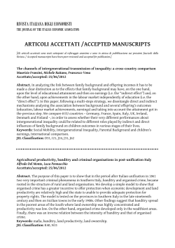 articoli accettati /accepted manuscripts