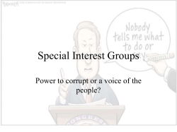 Special Interest Groups