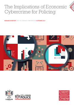 The implications of economic cybercrime for policing