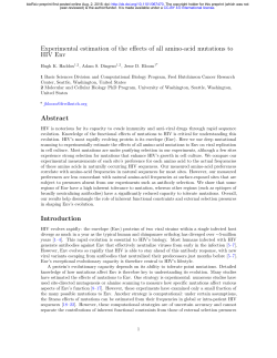 Experimental estimation of the effects of all amino