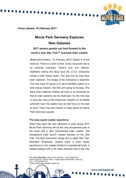 Movie Park Germany Explores New Galaxies