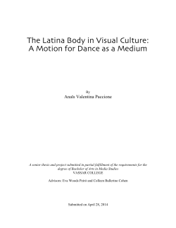 The Latina Body in Visual Culture