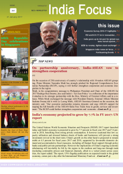 31 January 2017 - High Commission of India in Singapore