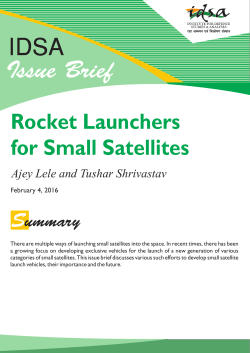 Issue Brief - Institute for Defence Studies and Analyses