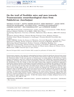 On the trail of Neolithic mice and men towards Transcaucasia