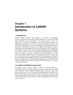 Introduction to LADAR Systems