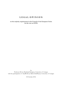 legalopinion - Mehr Demokratie eV