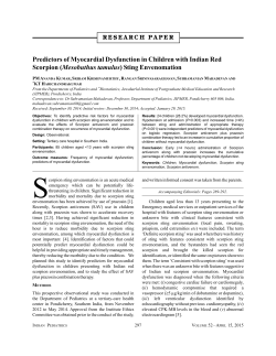 Predictors of Myocardial Dysfunction in Children