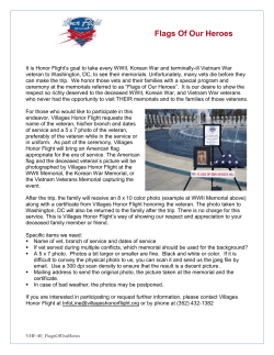 Flags Of Our Heroes - Villages Honor Flight