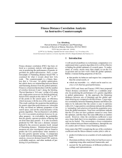 Fitness Distance Correlation Analysis: An Instructive Counterexample
