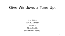 Give Windows a TuneUp.