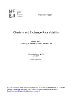 Chartism and Exchange Rate Volatility