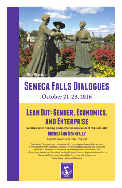 Seneca Falls Dialogues - Friends of Women`s Rights National Park