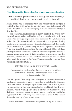 PDF - Center for Spiritual Awareness