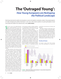 Outraged Young - The Political Studies Association