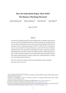 How Do Individuals Repay Their Debt? The Balance