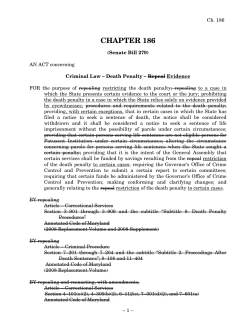 Senate Bill 279 - General Assembly of Maryland