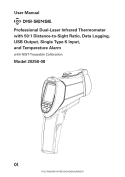 Professional Dual-Laser Infrared Thermometer with 50:1 Distance