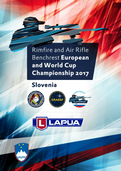 Rimfire and Air Rifle Benchrest European and World Cup