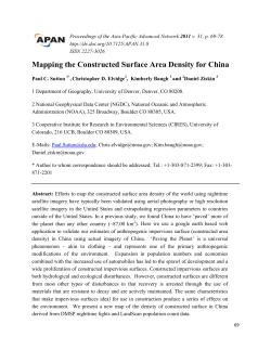 Mapping the Constructed Surface Area Density for China