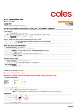 Coles Hand Sanitiser 50mL 2216044Opens in new window