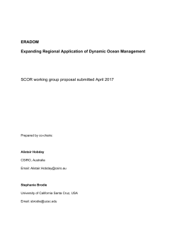 Expanding Regional Application of Dynamic Ocean Management