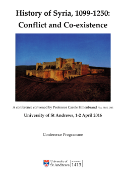 History of Syria, 1099-1250: Conflict and Co