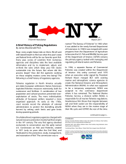 A Brief History of Fishing Regulations