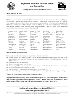 Poisonous Plants