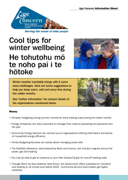 Cool Tips for Winter Wellbeing