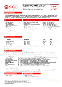 TDS - SCG Chemicals