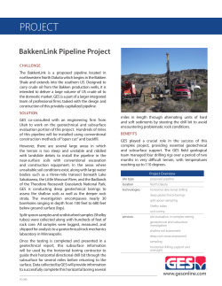 BakkenLink Pipeline Development