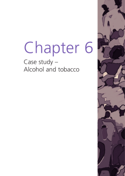 Alcohol and tobacco - Nuffield Bioethics