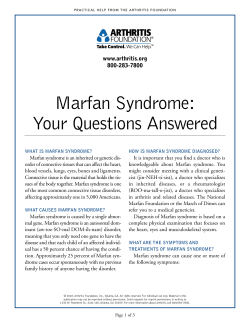 Marfan Syndrome: Your Questions Answered