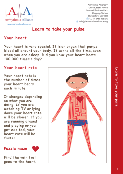 Learn To Take Your Pulse