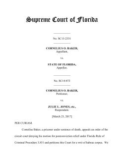 SC13-2331 Opinion - Florida Supreme Court