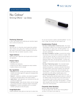 Nu Colour Shining Effects Lip Gloss