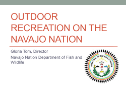 Outdoor Recreation on the Navajo Nation