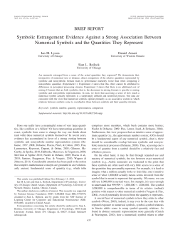 Symbolic Estrangement: Evidence Against a Strong Association