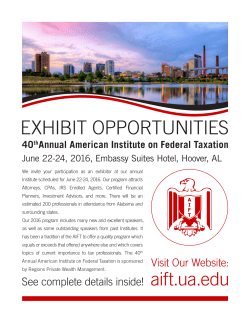 June 22-24, 2016, Embassy Suites Hotel, Hoover, AL